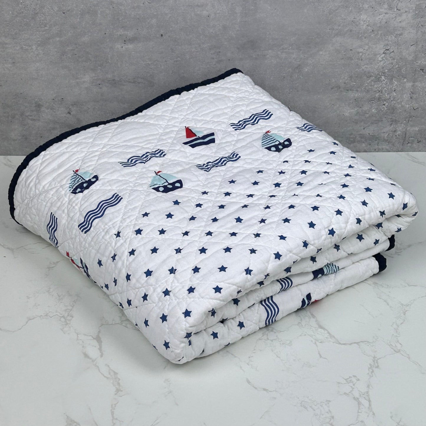 Greengate Kinder Quilt Noah 120 x 120 cm