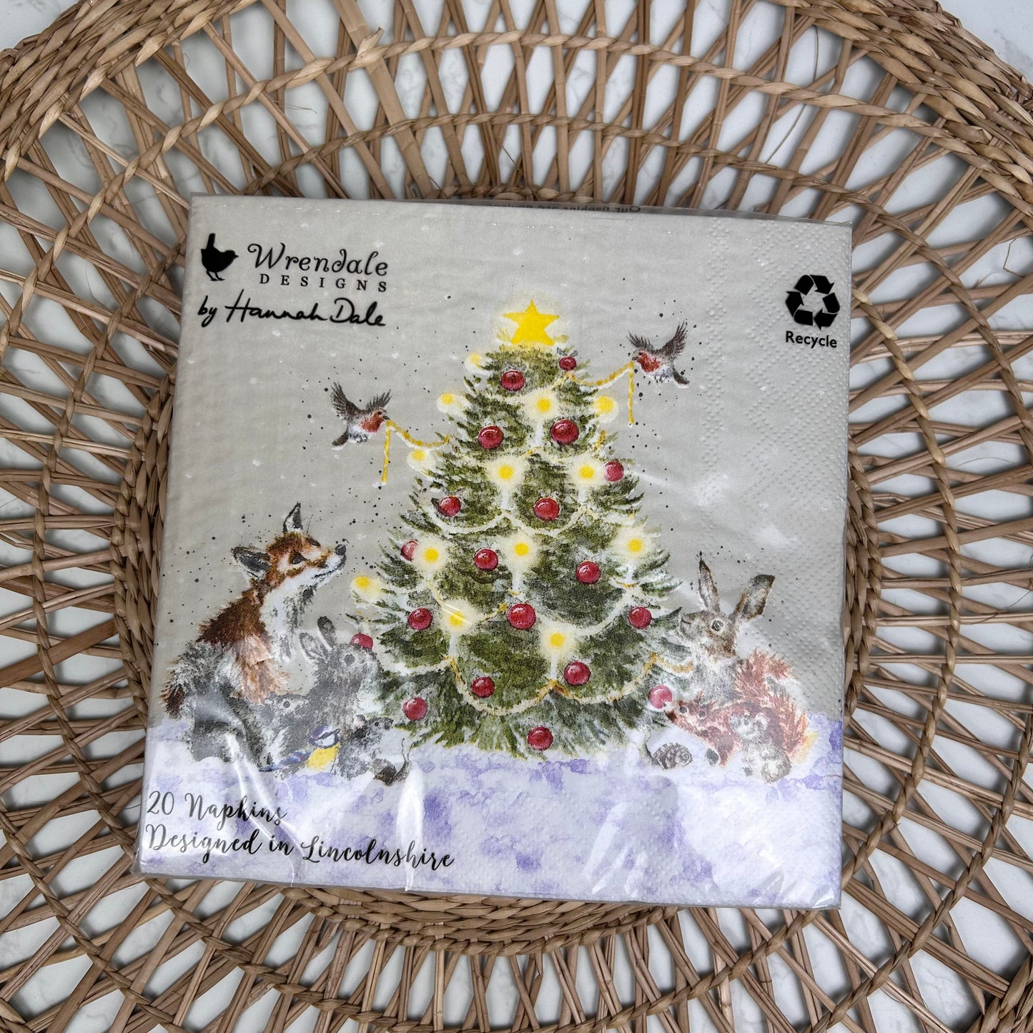 Wrendale Servietten Oh Christmas tree 20 Stück