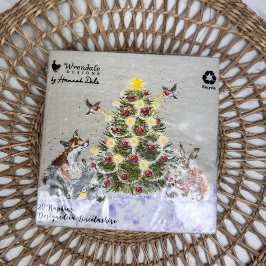 Wrendale Servietten Oh Christmas tree 20 Stück