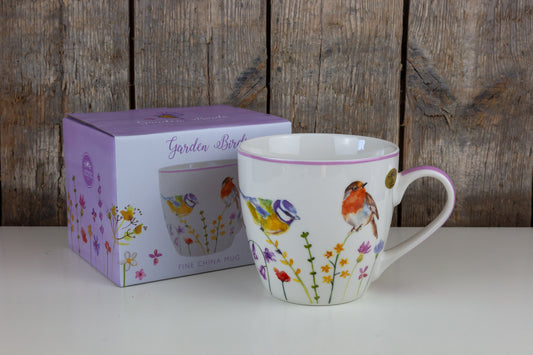 The Leonardo Collection Cappuccino Tasse Garden Birds