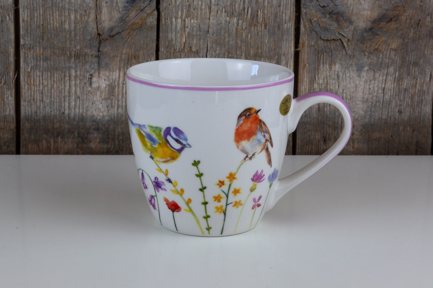The Leonardo Collection Cappuccino Tasse Garden Birds