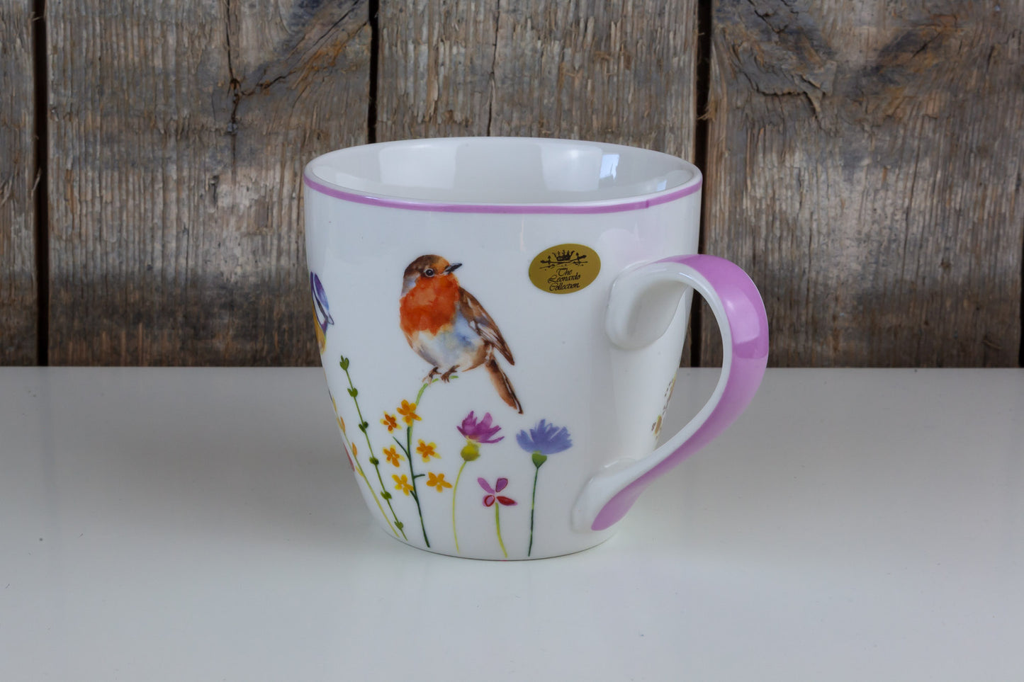 The Leonardo Collection Cappuccino Tasse Garden Birds