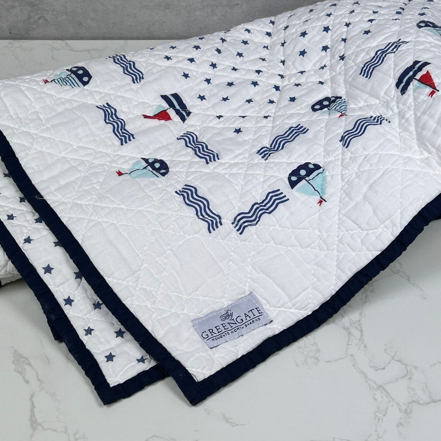 Greengate Kinder Quilt Noah 120 x 120 cm