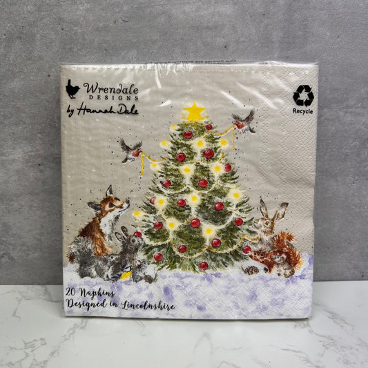 Wrendale Servietten Oh Christmas tree 20 Stück