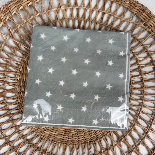 Greengate Servietten Star 20 Stück