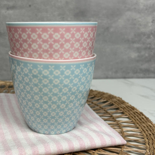 Greengate Latte Cup Helle Blue Becher