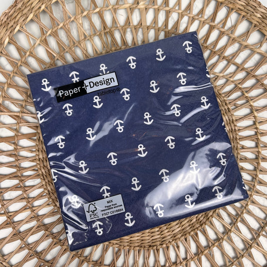 Paper + Design Servietten Anchor 20 Stück