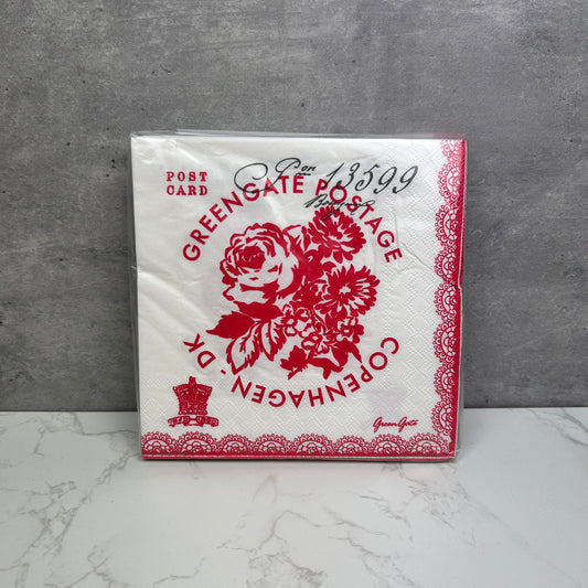 Greengate Servietten Fay red 20 Stück