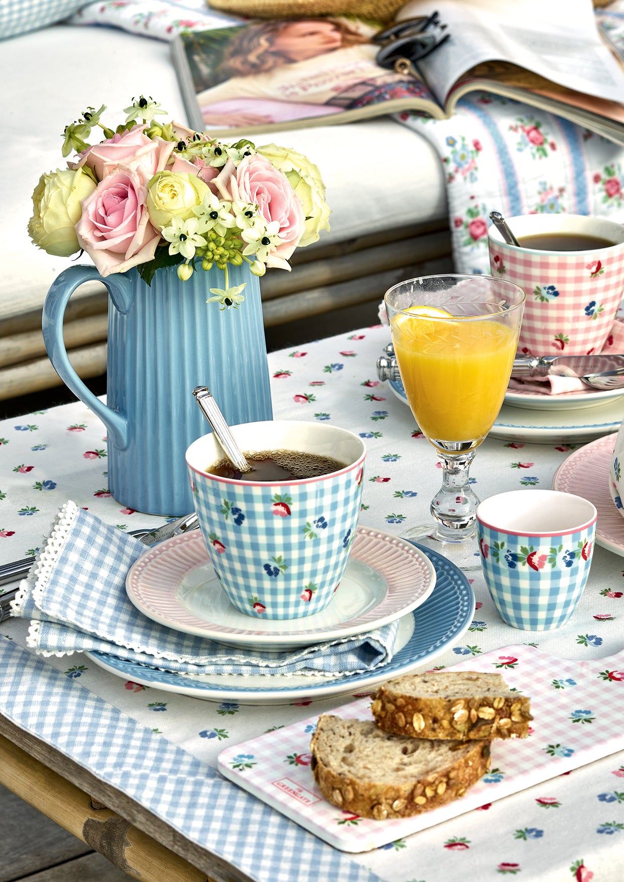 Greengate Latte Cup Viola Becher