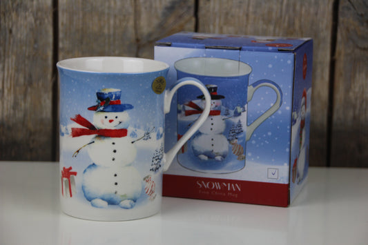 The Leonardo Collection Winter Snowman Tasse