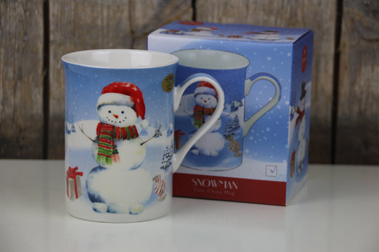 The Leonardo Collection Christmas Snowman Tasse