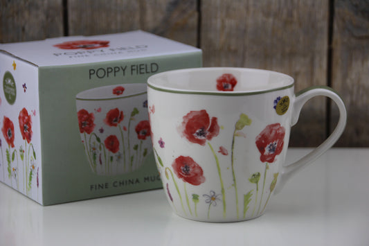 The Leonardo Collection Poppy Field Cappuccino Tasse