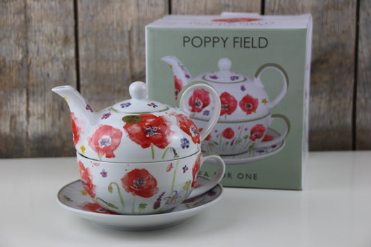 The Leonardo Collection Poppy Field Tea for one