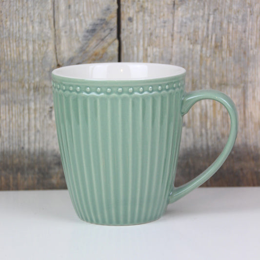 Greengate Mug Alice dusty green Everyday Becher
