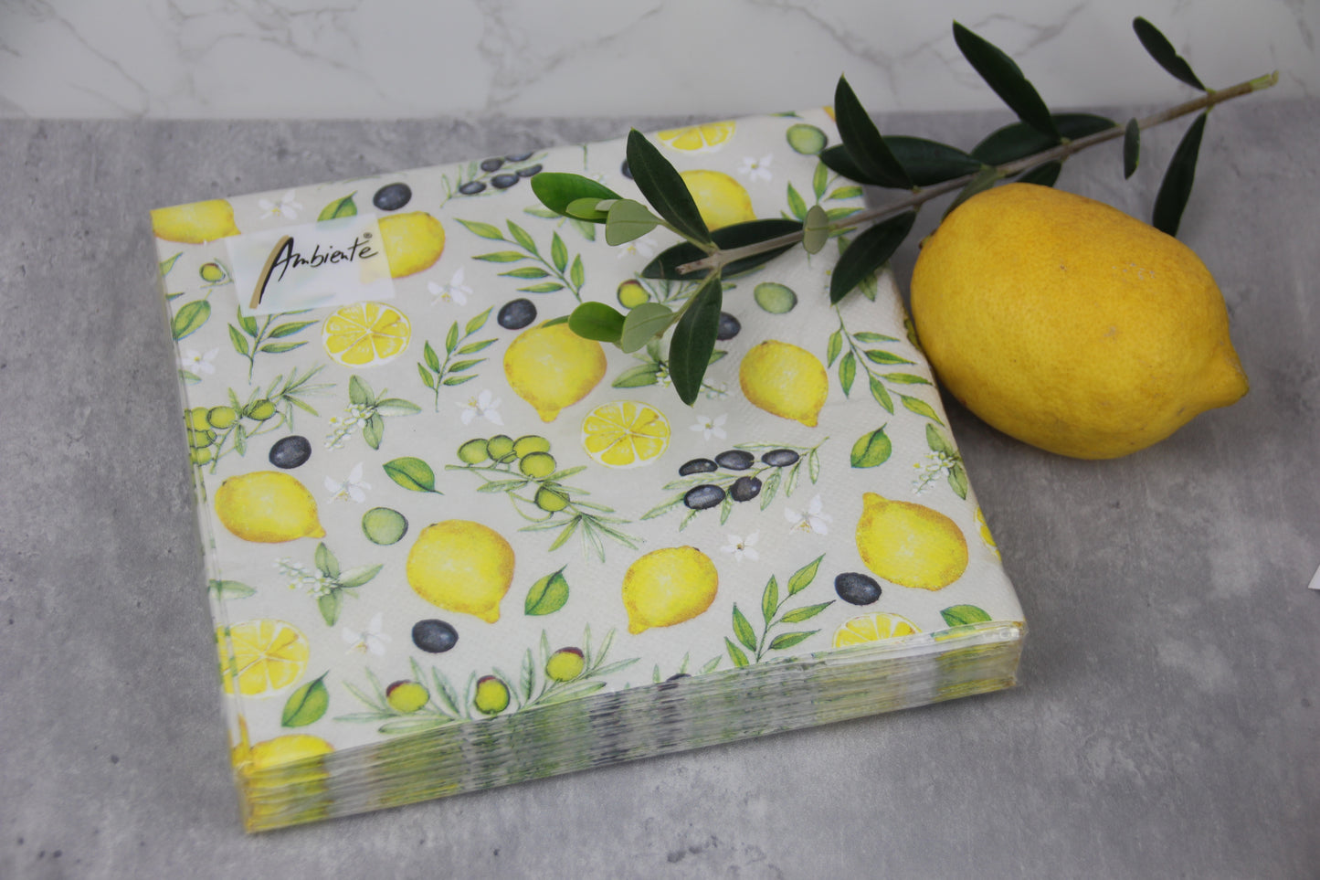 Ambiente Servietten Olives and Lemon 20 Stück