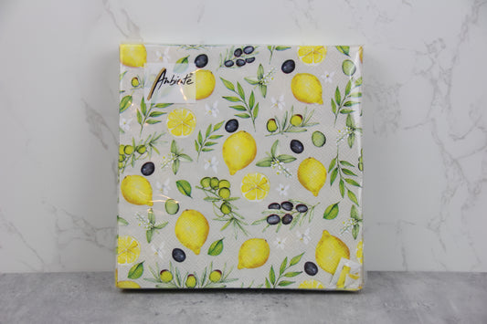Ambiente Servietten Olives and Lemon 20 Stück