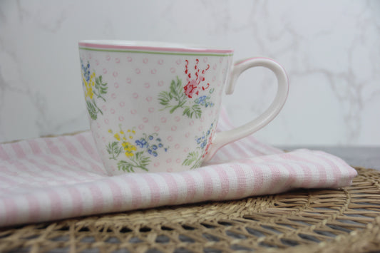 Greengate Mug Mira - Tasse mit Blumen 350 ml