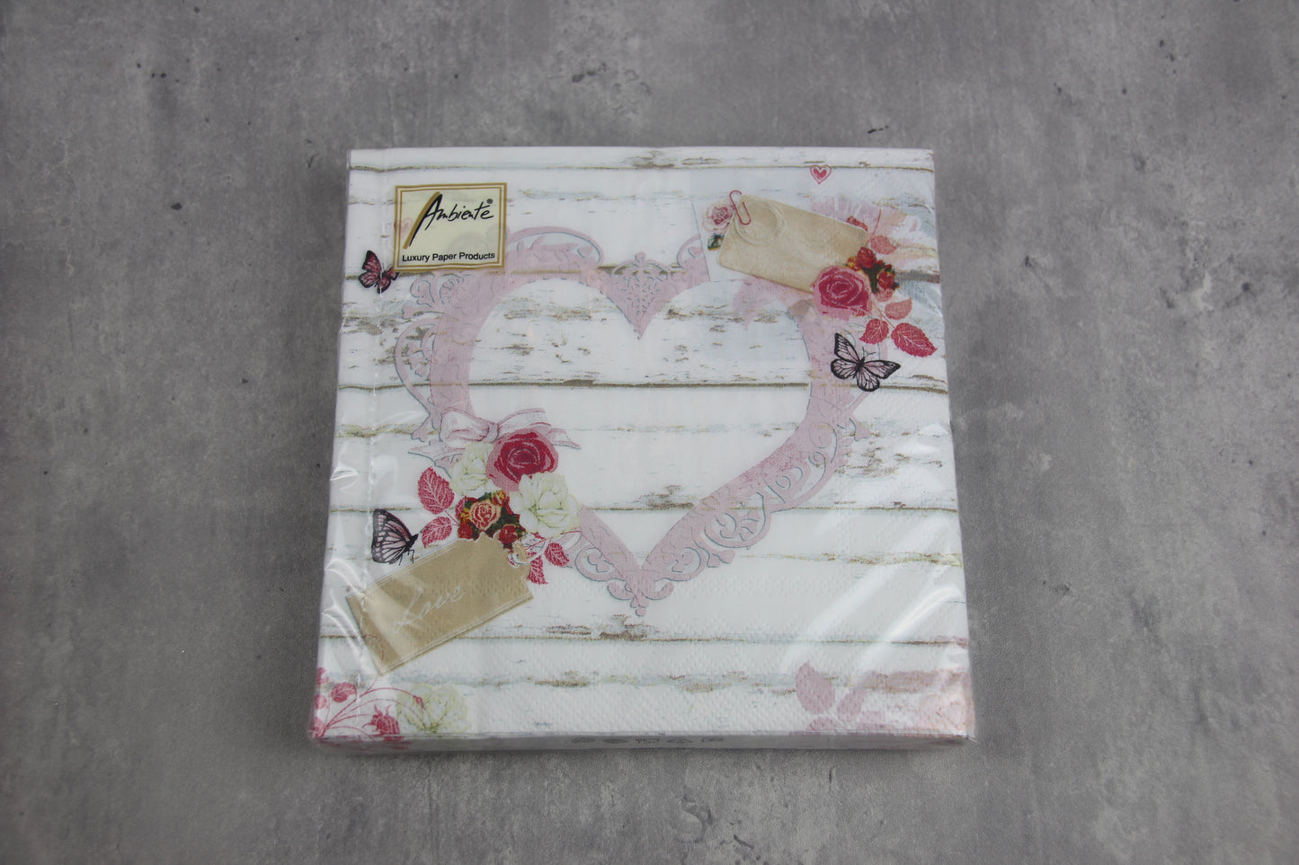 Ambiente Servietten Love Tags 20 Stück