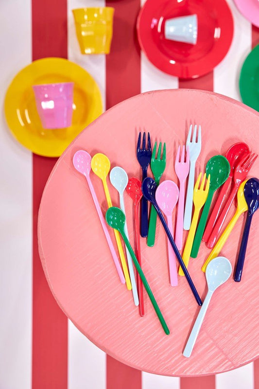 RICE DK Latte Löffel 6 Stück Uni Colors